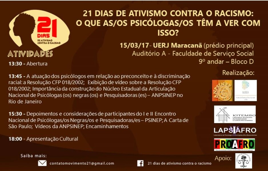 21-dias-de-ativismo-contra-o-racismo-participe-do-debate-voltado-a-psicologia-no-dia-15-de-marco-na-uerj